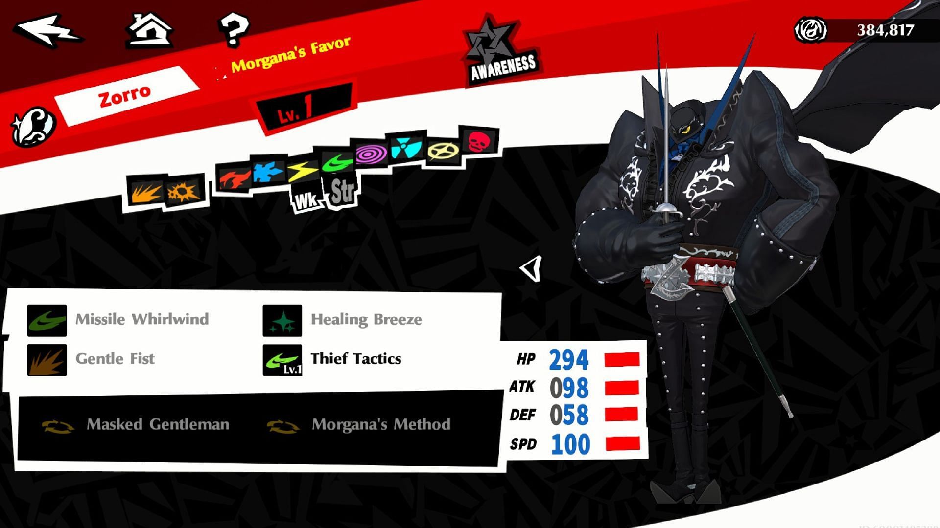 Zorro (Image via ATLUS)